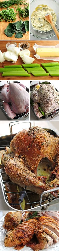 several different pictures of food being cooked on the grill