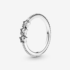 Celestial Stars Ring Pandora Celestial, Rose Gold Crystal Ring, Cer Nocturn, Stars Ring, Rings Pandora, Celestial Stars, Bracelet Pandora, Rose Gold Crystal, Pandora Rings