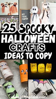 halloween crafts, halloween craft ideas, diy halloween crafts, fall crafts, fall craft ideas Spooky Halloween Crafts, Halloween Costumes To Make, Halloween Paper Crafts, Dollar Store Halloween, Elegant Halloween