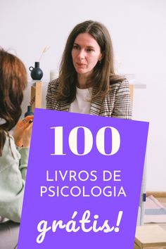 Imagem com a lista de +100 livros de psicologia em PDF grátis, ideal para quem busca conhecimento na área.