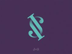 the letter j is made up of two overlapping shapes, and has an elegant design