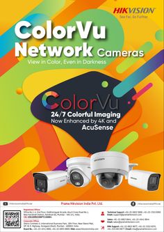 an advertisement for the colorvii event with three cameras and text that reads,'color