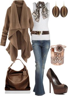 fall style... Looks Jeans, Fashion Trends Winter, Brown Outfit, Mode Casual, Olivia Palermo, Outfit Combinations, Casual Fall Outfits, Gigi Hadid, Looks Style