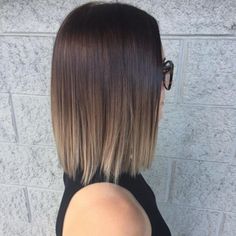 Short Brunette Balayage Hair Blonde, Asian Hair Ombre Balayage, Chocolate Ombre Hair, Short Ombre Hair Color, Ombre Hair Ideas, Ombre Hair Color Ideas, Short Ombre, Short Ombre Hair, Brown Ombre Hair