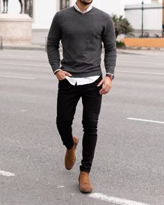 Sweater Outfits Men, Mens Work Outfits