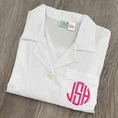 Monogram Seersucker Pajamas Bridal Party Pjs, Bride Pajamas, Bridal Party Pajamas, Bridesmaid Pajamas, Monogrammed Pajamas, Holiday Monogram, Bridesmaid Pajama Set, Bridal Pajamas, Bridesmaid Pyjamas