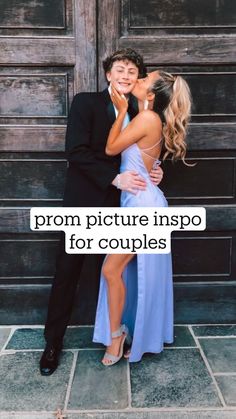 Prom Couple Pictures, Couple Prom Pictures, Prom Captions, Prom Photography Poses, Couple Prom, Funny Prom, Homecoming Poses, Prom Pictures Couples, Prom Picture Poses