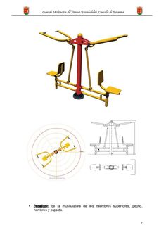 an instruction manual for the construction of a swing set with wheels and bars on each side