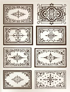 the different types of ornamental designs