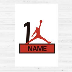 an air jordan basketball player with the number one on it's back and name