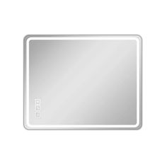 a square mirror on a white background