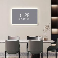 Upgrade your living room with the  Solid Color Digital LED Wall Clock , a blend of contemporary design and advanced technology. This sleek wall clock offers both style and functionality with its minimalist design and reliable digital performance. Modern Square Shape: Features a clean, square shape that adds a touch of modern elegance to any living room decor. Digital LED Display: Equipped with a digital LED display, providing clear and bright time visibility for easy reading. ... Chandelier Wall Art, Tom Et Jerry, Led Wall Clock, Furniture Sofa Set, Wall Art Lighting, Floor Table, Table Cafe, Contemporary Interiors, Easy Reading