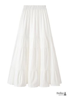 Boho Skirts in White For Women Fabric: Cotton/Poly mix Garment Care: To keep your clothes in good condition, please hand wash or wash them in the washing machine with a delicate cycle in cold water. Using a laundry mesh bag can prevent tangling and tearing. Size: Our size differs from AU, EU, and US sizes. Please compare the detail sizes with yours before ordering. Please allow 1-2 cm differences due to manual measurement. This skit fits size S in US, AU and EU size. Size Waist Relaxed Waist Length One Size (cm) 60-83 77 88 Looking for more boho styles? >> View All Boho Pants, Shorts and Skirts >> Shop Boho Clothing on Sale! Vintage Chic Fashion, Bohemian Maxi Skirt, Simple Tank Tops, Bohemian Style Clothing, White Maxi Skirts, Bohemian Skirt, Boho Style Outfits, Maxi Skirt Boho, Hozier