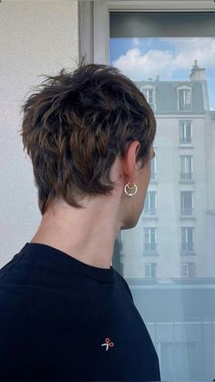 Cool Men Hairstyles, Mod Mullet, Male Haircuts Curly, Mod Hair, Men Haircut Curly Hair, Mens Hairstyles Medium, Shaggy Short Hair, Mens Hairstyles Thick Hair