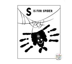 the letter s is for spider