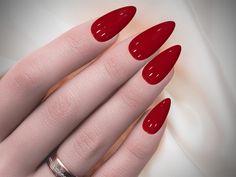 Elevate your nail game with our exquisite Ruby Red Press on Nails! These handcrafted nails boast a rich, vibrant ruby red hue, perfect for adding a touch of sophistication to any look. Whether you're dressing up for a special event or simply want to feel glamorous every day, these press-on nails are your go-to choice. 💅 See More Jewel Tone Colors here: 💅 https://www.etsy.com/shop/DawnElleDesigns?ref=search_shop_redirect§ion_id=49919739  See All the Nail Designs  dawnelledesigns.etsy.comYou wil Ruby Red Nails, Red Press On Nails, Princess Nails, Raspberry Rose, N Design, Jewel Tone Colors, Nail Colours, Nails Colors, Acrylic Press On Nails