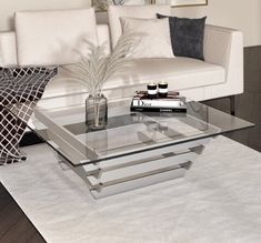 Glass Coffee Table Styling Square, Clear Glass Coffee Table, Glass Coffee Table Decor Living Room, Glass Center Table Living Room, Glass Coffe Table, Glass Coffee Table Styling, Glass Coffee Table Decor, Glass Table Living Room, Glass Table Decor