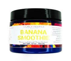 BANANA SMOOTHIE PROTEIN TREATMENT Smoothie Protein, Banana Smoothie, Protein Smoothie, Supplement Container, Smoothie