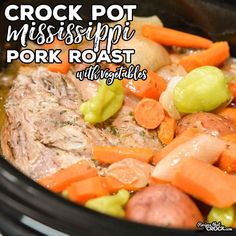 crock pot mississippi pie pork roast with vegetables