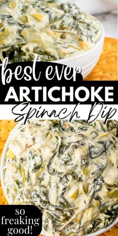 the best ever artichoke spinach dip recipe