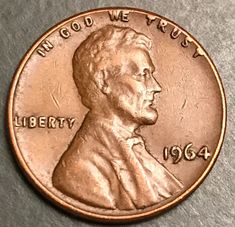 Rare 1964 Lincoln Penny Lettering Errors. No Mint Mark. | eBay Penny Value Chart, Old Coins Value, Rare Pennies, Canadian Coins