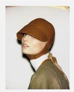 Self Service Magazine, Kenzo Takada, Cotton Hat, Leather Hats, Self Service, Head Accessories, Cute Hats, 60s Fashion, Hat Pattern