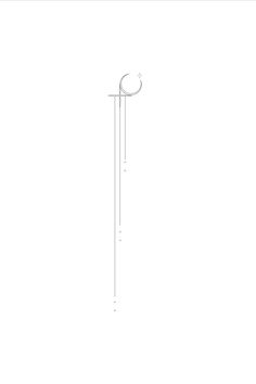 an image of a line drawing of a wind chime on a white background with space for text