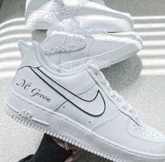 Groom sneakers for wedding, bachelorette party  Brand new with box Groom Sneakers Wedding, Black White Bachelorette, Wedding Trainers, Snicker Shoes, Sneakers Air Force, White Bachelorette, Couple Sneakers, Air Force 1 Sneakers, Sneakers Jordans