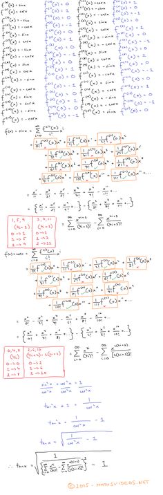 a white sheet with some writing on it and numbers in red, yellow and blue