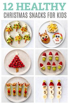 twelve healthy christmas snacks for kids