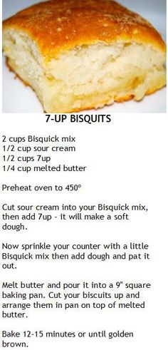 an image of a recipe for biscuits on a white plate with instructions to make it