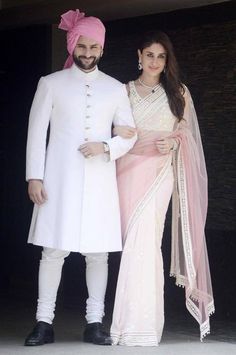 Soha Ali Khan Wedding, Foreign Fashion, Kapoor Sisters, Jodhpuri Suits, Wedding Fits, Wedding Kurta, Couples Outfits