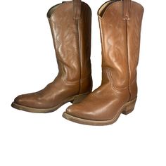 New! Vintage Sheplers Light Brown All Leather Western Cowboy Boots Mens Size 8.5 D was just added to eBay. Check it out! #eBay #eBaySeller Brown And Cream Cowboy Boots, Vintage Brown Boots For Rodeo, Western Boots For Rodeo In Vintage Brown, Brown Vintage Cowboy Boots, Mens Cowboy Boots Boot Barn, Cowboy Boots Mens, Western Cowboy Boots, Mens Shoes Boots, Western Cowboy