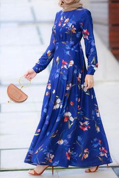 Raindrops Modest Dress Annah Hariri, Modest Maxi Dress, Modest Maxi, Frock For Women, Long Dress Design, Hijab Styles, Modest Dress, Muslim Fashion Dress, Muslim Dress