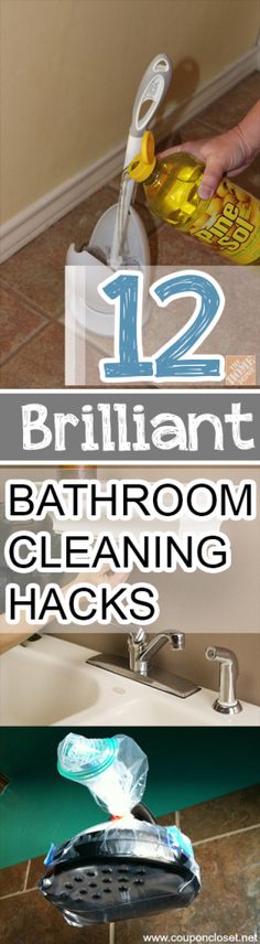 bathroom cleaning hacks that are great for kids to use in their house and on the floor