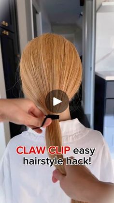 4.6K views · 1.5K reactions | Okay, you know how claw clips never stay put? Here’s my little trick to keep them from slipping! It’s so easy, and it actually works—like, even if you’re running around all day. Try it and tell me if it helps! 🙌

#ClawClipHack #EasyHairstyles #HairTips #EverydayHair #HairstyleHack #QuickHairFix #EffortlessStyle #HairInspo #HairstylistTips #HairTutorials | Thuy Pham | BLONDING & EXTENSIONS SPECIALIST Hair Stylist Tips, Kim Hair, Goldie Locks, Eliza Jane, Hair Fixing, Scalp Care