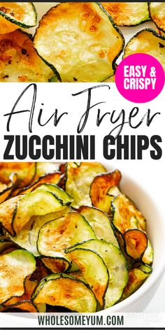 Air Fryer Zucchini Chips