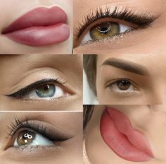 Lip Permanent Makeup, Makeup Artist Branding, Permanent Makeup Eyeliner, Permanente Make-up, Botox Lips, Beauty Salon Posters, Permanent Eyeliner, Candy Lips