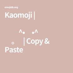 the words kaonqii, copy and paste are in white on a pink background