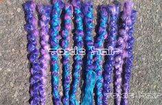 4 unicorn dreads Custom made to order you pick the by ToxicHair, $12.00 Epic Hair, Hair Inspiration, Hair Wrap, Custom Made