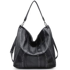 PRICES MAY VARY. Material: Vonmay hobo bag is made of soft wear-resistant vegan leather and durable lining. Matching with polished gunmetal-tone hardware to enhance durability. Size Approx.: 12.75"W x 13"H x 7"D, Handle drop length: 9", Shoulder strap length: end to end 51". Large hobo handbags for women to fit laptops, tablets, folders, and small notebook textbooks. Well-organized Structure: 1 main compartment with 1 back zipper pocket and 1 open pouch inside, 1 exterior backwall zipper pocket. Slouchy Tote, Handbags Large, Leather Hobo Handbags, Bucket Handbags, Vegan Leather Handbag, Hobo Purse, Small Notebook, Purses For Women, Cute Handbags