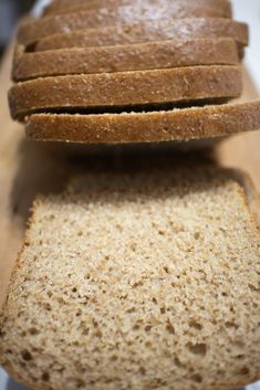 slices of bread stacked on top of each other