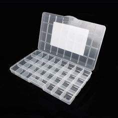 PRICES MAY VARY. 1.【Keep Organized】32 grids clear box organizer, simple and practical. Used to put all your small items in one place without losing them. It's clear so you can easily see which items are stored in each organizer. 2.【High Quality】Made of BPA Free 100% Polypropylene, which is very sturdy and when you close the container and snap it, if you drop it, no worries, dividers are tight enough, nothing gets mixed-up. 3.【Applications】Perfect for organizing and storing small items: rock coll Beads Organizer, Craft Storage Containers, Box Craft, Bead Organization, Plastic Organizer, Clear Box, Box Organizer, Crafts Jewelry, Rock Collection