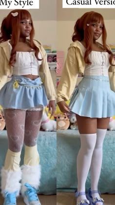 Kawaii Casual Clothes, Cute Outfits With Mini Skirts, Outfits With Mini Skirts, Kawaii Casual, Kawaii Outfit Ideas, Fasion Outfits, Kawaii Fashion Outfits, Casual Clothes, Cute Everyday Outfits