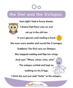 an owl and the octopus poem