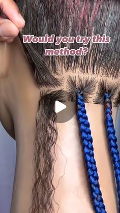 Nay | Naperville, IL Hairstylist/ Braider on Instagram: "Have you ever seen this technique for doing braids?   Full tutorial on my YouTube channel showing different methods on how to feed in hair for braids. Link in my bio or comment learn below and I will send you the direct link.   ✨The Glamtician   #knotlessbraider #knotlessbraidschicago #learntobraid #braidtutorials #howtobraid #youtuber #youtubevideos #youtubechannel #youtubehair #youtubebraider #youtubevideo" How To Insert Hair Extensions, Sectioning For Box Braids, How To Install Braid Extensions, Tri Color Box Braids, Feeding Hair Into Braids, How To Stretch Braiding Hair, How To Put In Braid Extensions, How To Braid In Colored Hair, How To Put Weave In Your Hair