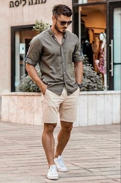 Herren Style, Mens Summer Outfits, Mens Casual Outfits Summer, Stylish Men Casual, Pastel Outfit, Shirt Casual Style, Mens Casual Dress Outfits, Guys Clothing Styles, Outfits Black