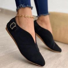 Shipping: Worldwide Express Shipping AvailableDelivery time: 7-15Days Fast ShippingReturns: Fast refund, 100% Money Back Guarantee. Soft Loafers, Suede Flats Shoes, Flats Shoes Comfortable, Buckle Loafers, Ankle Socks Women, Buckled Flats, Womens Summer Shoes, Brown Shoes, Casual Flat Shoes