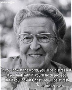 Corrie Ten Boom Quotes, Spiritual Sayings, Corrie Ten Boom, Inspirational Thoughts, A Quote, Christian Life, Faith Quotes, Bible Journaling