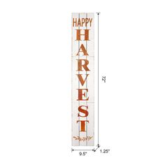 Welcome the splendor of the harvest season with our elegant 'Happy Harvest' White Porch Sign. This enchanting sign isn't just a decorative piece – it's a statement of gratitude and an invitation to revel in the beauty of fall. In pristine white with impeccably designed 'Happy Harvest' lettering, this porch sign exudes a sense of serenity and celebration. Its clean and inviting appearance sets the perfect mood for a season of gatherings, festivities, and appreciation. Standing tall and proud, this porch sign becomes an instant focal point, whether it graces your front porch, entryway, or outdoor space. Crafted with durability in mind, it's built to withstand outdoor elements, allowing you to enjoy its charm throughout the harvest season. Capture the essence of fall's elegance and the joy of Outdoor Fall Decorations, Harvest Sign, White Porch, Happy Harvest, Fall Outdoor Decor, Harvest Time, Porch Sign, Harvest Season, The Harvest